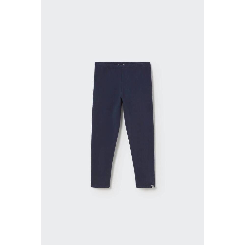 NEW COZMO girls' soft brushed fleece leggings in navy